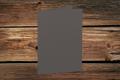 [164006176] Klappkarten 105/210x148 mm (A6) hochdoppelt Schiefer gerippt 220 g/qm